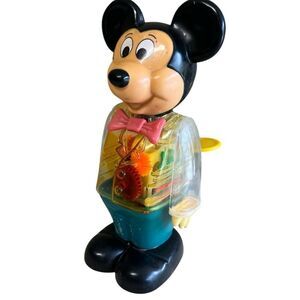 1970s Gabriel Walt Disney wind up toy Mickey Mouse